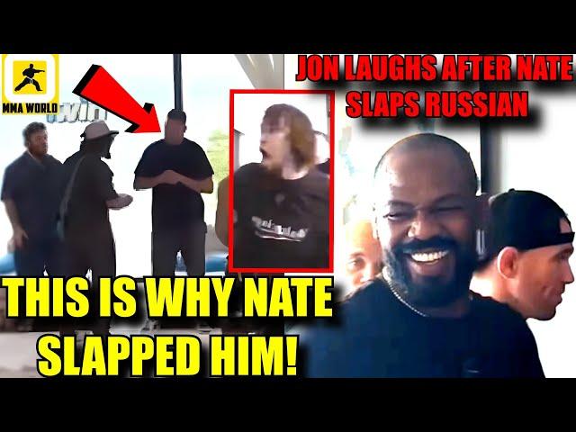 Insider Info reveals what really happened in brawl involving Nate Diaz in Russian show,Jon Jones