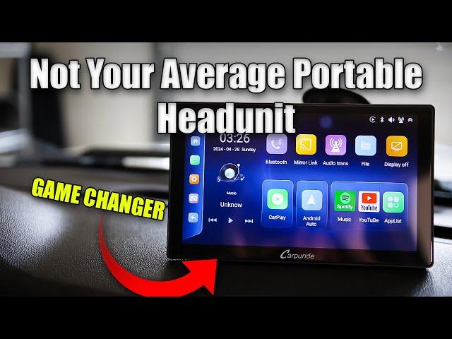 Here's Why This is the BEST Portable Apple Carplay Headunit | Carpuride 901 Plus