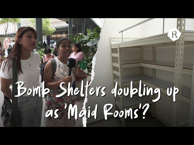 Are Bomb Shelters Fit for Domestic Helpers to Call Home? | Singapore, Unfiltered