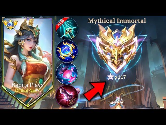 GLOBAL KADITA BEST BUILD IN SOLO IMMORTAL RANK! (this build is totally effective!!)