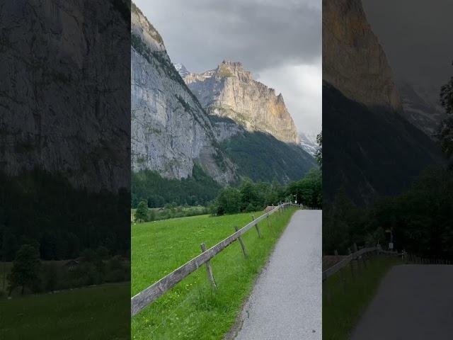Lauterbrunnen valley heaven on earth #lauterbrunnenswitzerland