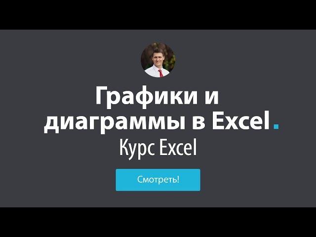 Обучение Excel - #12 Графики в Еxcel, диаграммы в Еxcel