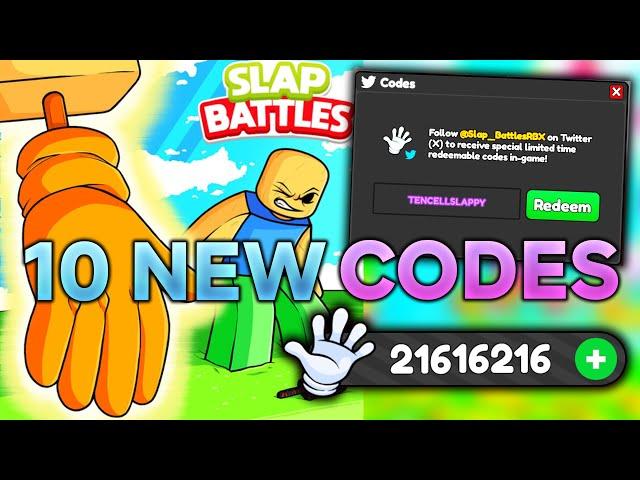 *NEW* WORKING ALL CODES FOR Slap Battles IN 2025 MARCH! ROBLOX Slap Battles CODES