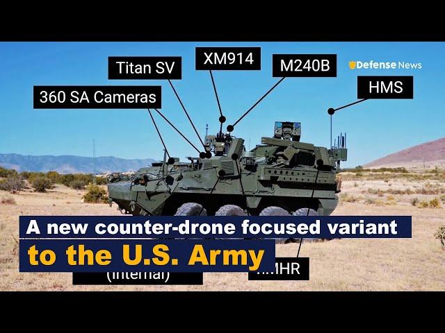 Stryker Armored Vehicle Unveiled: The New Anti-Drone Weapon with Lasers, Rocket, and Guns