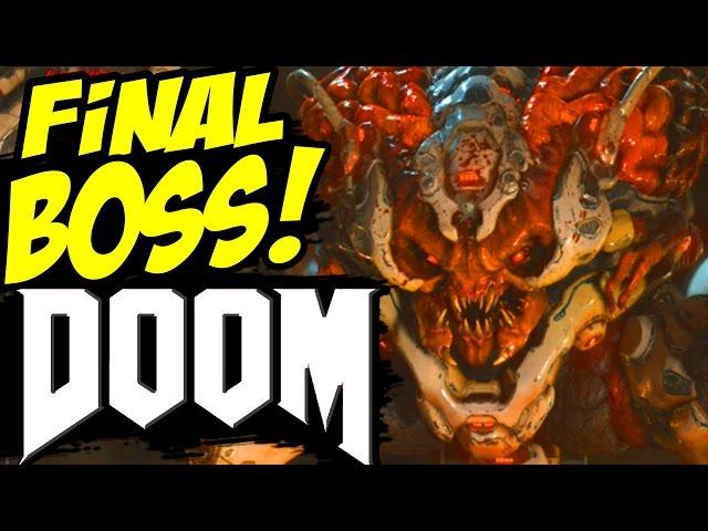 DOOM 4: ENDING FINAL BOSS - SPIDER MASTERMIND / DOOM 2016 ENDING