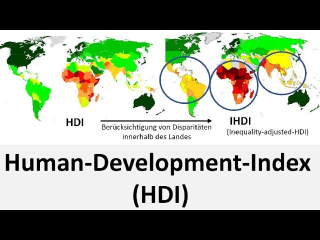 HDI (Human Development Index) und IHDI, Vorteile + Nachteile [Erdkunde]