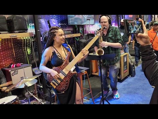 MOHINI DEY!.At NAMM 2024 Day #2 At The Anaheim Convention Center In Anaheim,Ca.!.1-25-24!