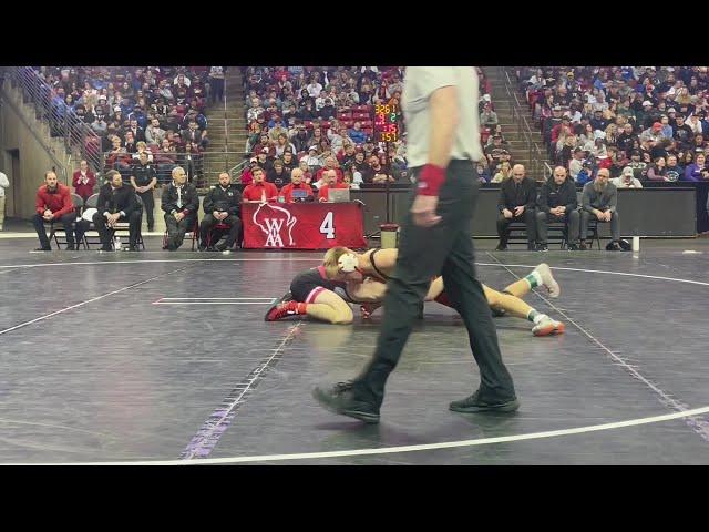 Poynette’s Ashton Meister loses 157-pound D3 state finals match