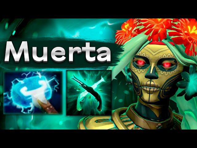 Очень крутая игра на Муэрте! - Muerta 7.33 DOTA 2