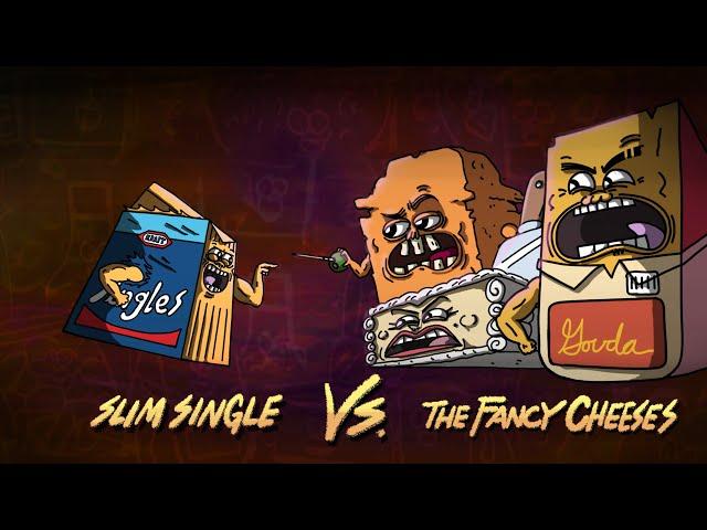 Kraft Singles vs Fancy Cheese rap battle | Rap Off