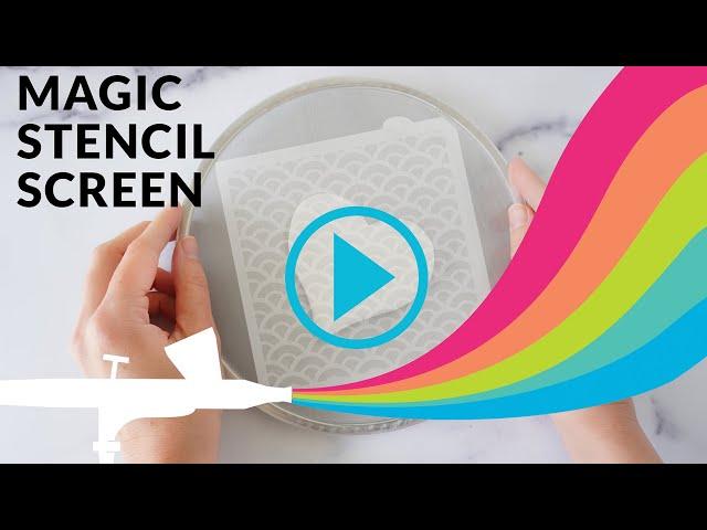 Magic Stencil Screen Airbrushing Tool