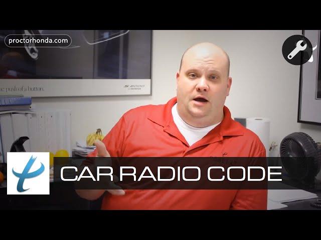 How To Fix Car Radio Code - Car Radio Repair - Anti-Theft System