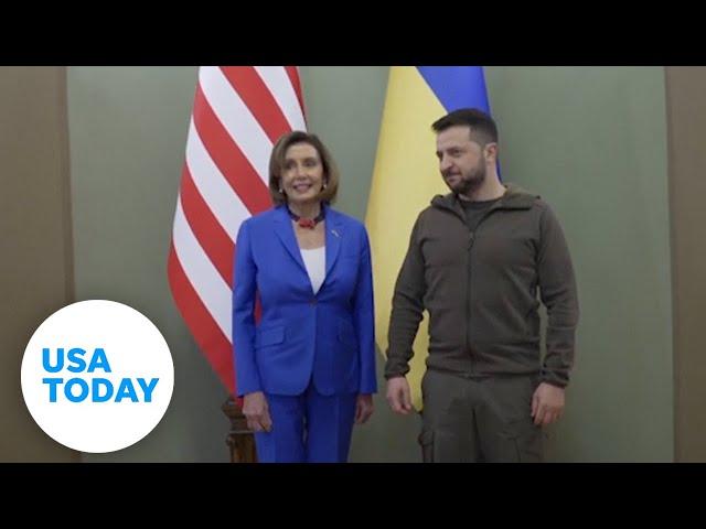 Volodymyr Zelenskyy welcomes U.S. House Speaker to Ukraine | USA TODAY