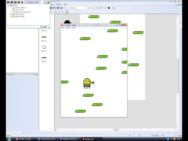 Как сделать Doodle Jump в Clickteam Fusion 2.5