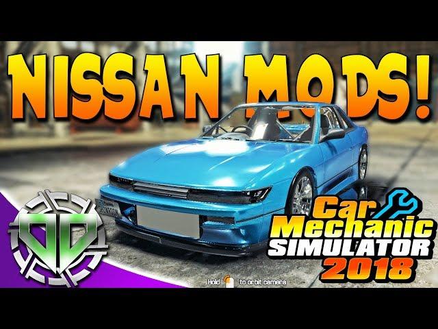 Car Mechanic Simulator 2018 : Nissan MODS! Car Salon & Race Track Update! (PC Modded)