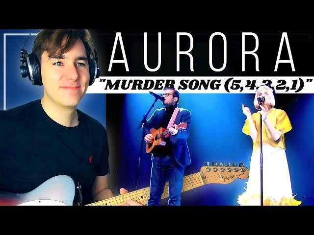 Music Coach REACTS and ANALYSES: AURORA - MURDER SONG (5,4,3,2,1)