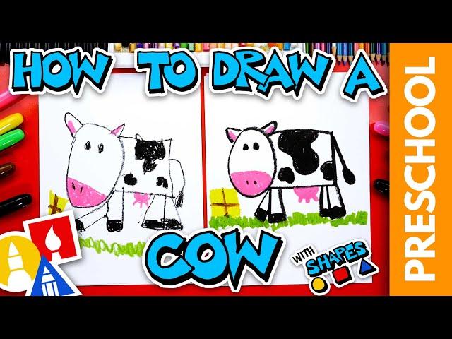 How To Draw A Cow - Preschool