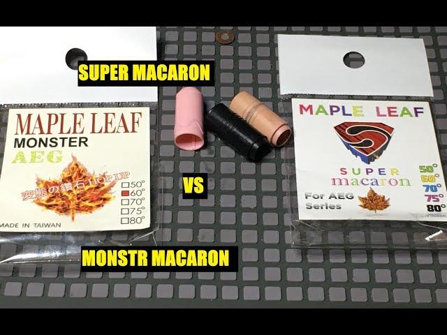 MAPLELEAF SUPER VS MONSTR AEG. МНЕНИЕ О РЕЗИНКАХ MAPLELEAF