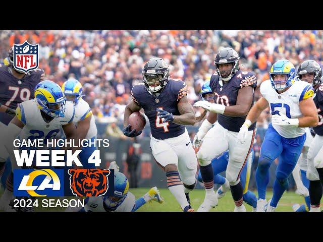 Los Angeles Rams vs. Chicago Bears | 2024 Week 4 Game Highlights