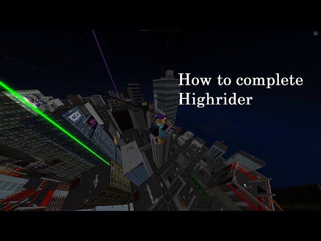 Roblox Parkour: How to Complete the Highrider Mission