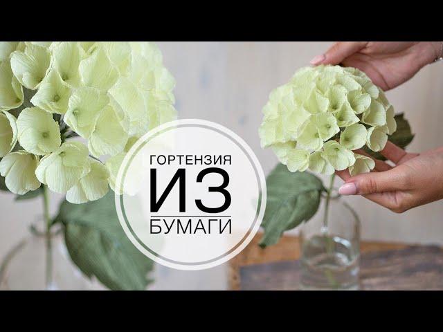 Hydrangea made of paper, easy and simple / Гортензия из бумаги, легко и просто / DIY Tsvoric