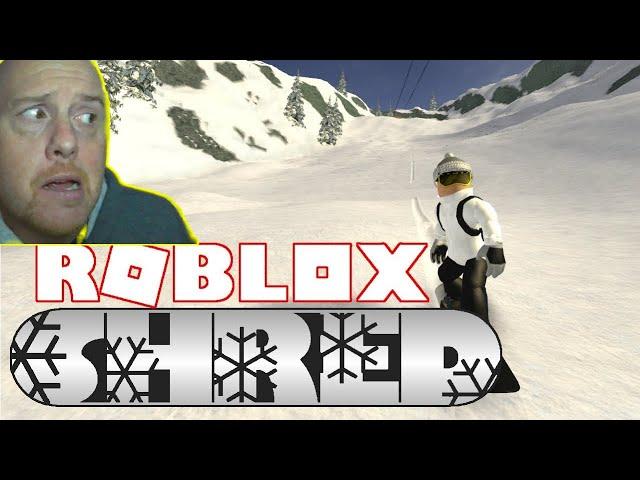 SHRED (ROBLOX) SNOWBOARDING SHREDDING SOME POWDER DOWN THE MOUNTAIN