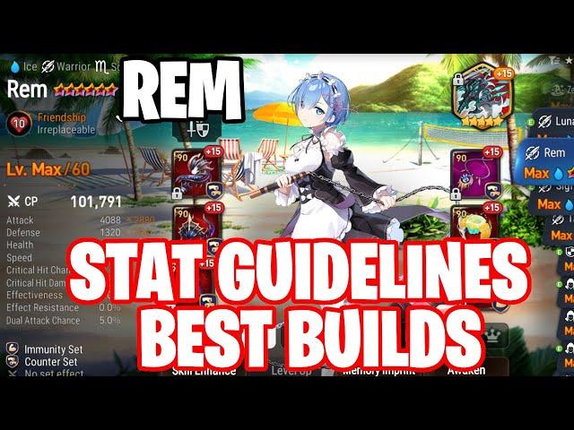 Rem - Best Builds, Stat Guidelines, Where to Use - Epic Seven