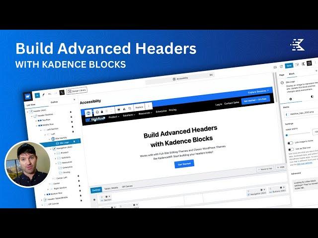 Build Advanced Headers in WordPress with the NEW Kadence Advanced Header/Navigation Blocks