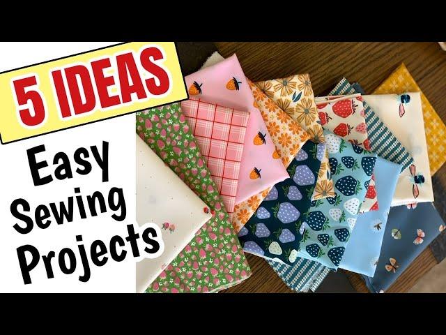 5 Easy Sewing Projects - Gift Ideas