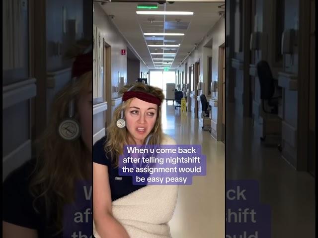 WHEN THE NIGHT SHIFT WAS NOT THAT CHILL ‍ funny nurse tiktok vid