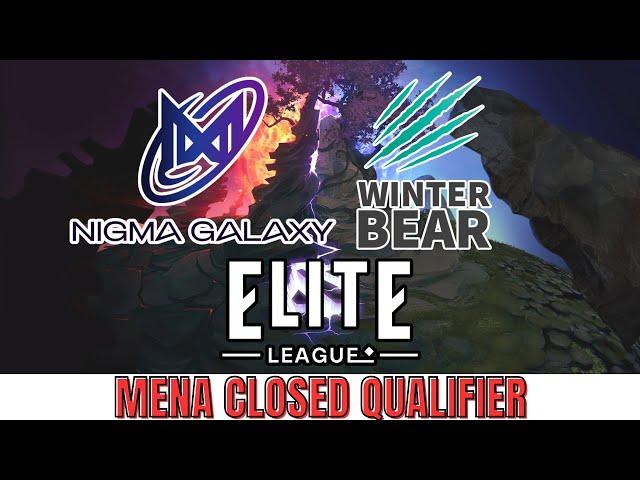 DOTA 2 - SUMAIL VS MIKEY REMATCH - NIGMA GALAXY VS WINTER BEAR - ELITE LEAGUE MENA CLOSED QUALIFIERS