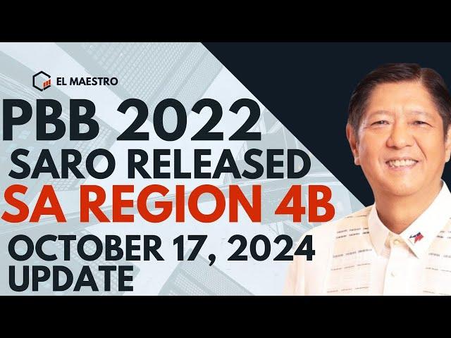 PBB 2022 SARO RELEASED SA 7 NEW SDO OCTOBER 17, 2024