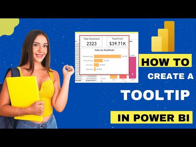 How To Create a Tooltip In Power BI 2024 | DataMinds Academy