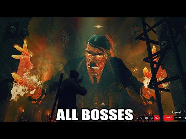 Zombie Army Trilogy - All Bosses (With Cutscenes) HD 1080p60 PC