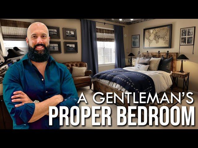 I Created a Gentleman’s Charming Bedroom