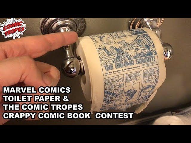 Marvel Comics Toilet Paper and the Comic Tropes Crappy Comic Book Contest