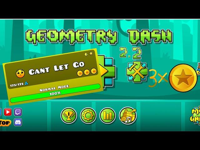 Прохождение 6 уровня Geometry Dash:Cant Let Go. Geometry dash