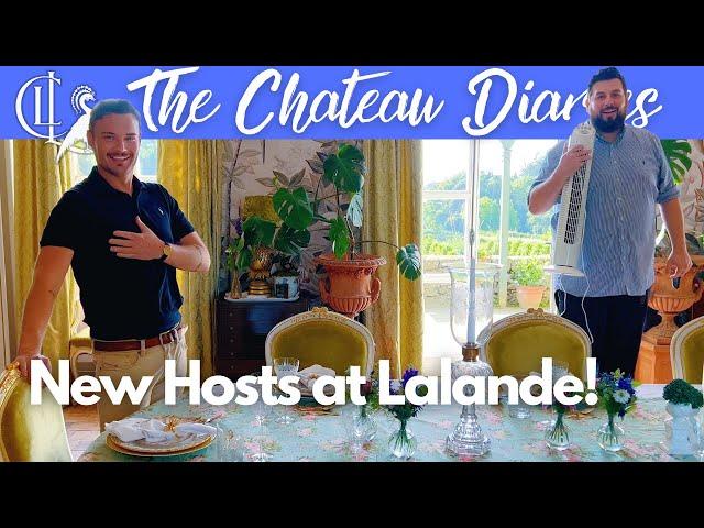 Andrew & Michael Host our Guests whilst Philip & I are in Maastricht!