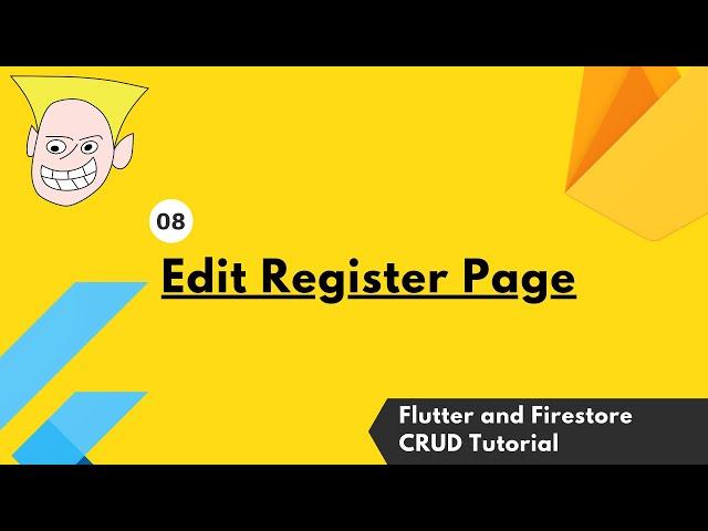 08-01 Build form with validation - Flutter, Firebase Auth and Firestore CRUD Tutorial