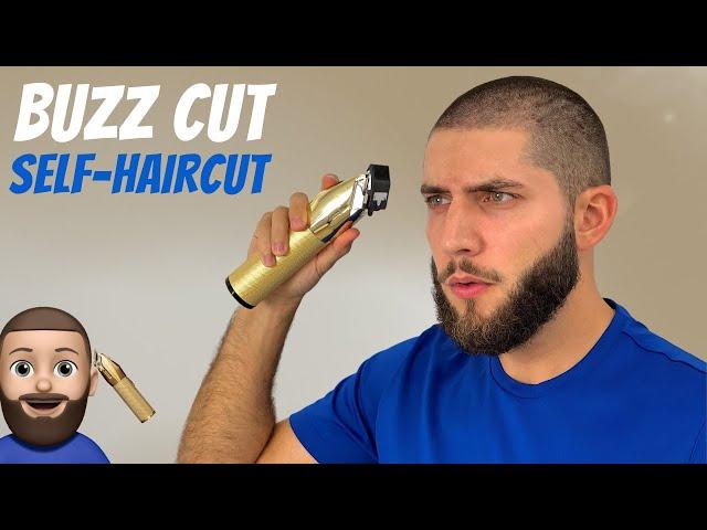 Beginner Buzz Cut Self-Haircut Tutorial | How To Cut Your Own Hair