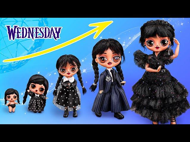 Wednesday Addams! 30 DIYs for LOL OMG