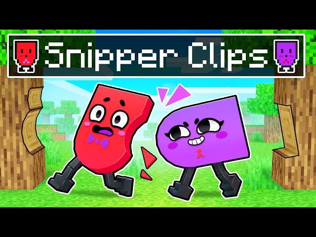 Playing As SNIPPER CLIPS In Minecraft!