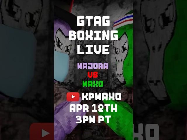 Gorilla Tag Boxing Live | Maxo vs Majora