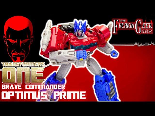 Transformers One BRAVE COMMANDER OPTIMUS PRIME: EmGo's Transformers Reviews N' Stuff