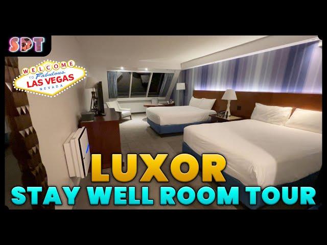 Luxor Stay Well Pyramid Room Tour | 2 Queen Beds | Las Vegas Strip