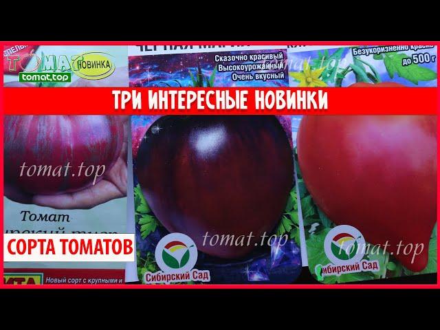Три новинки сортов томатов, мимо которых я пройти не смог. Интересные сорта. Выбор семян томатов