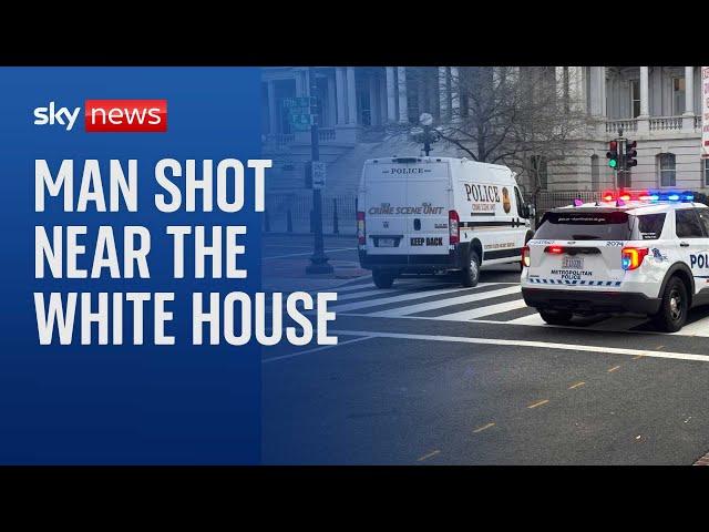 US Secret Service shoots armed man near White House, agency says