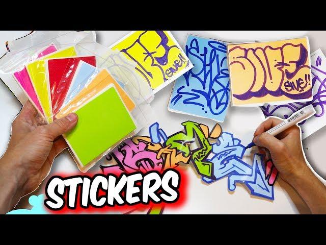 Handmade Colored Stickers