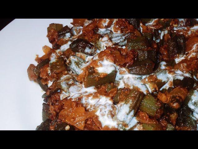 Fried Dahi bhindi ll dhaba style ll mamta cooking recipe #shorts #cooking #bhindi ll