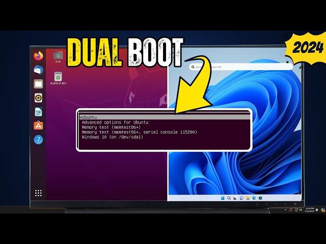 How to DUALBOOT Windows with UBUNTU Easily in 2024